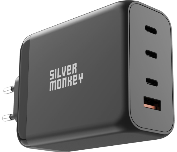 SILVER MONKEY sieciowa GaN 200W USB-C PD + USB 3.0 QC B - 1097686 - zdjęcie 3